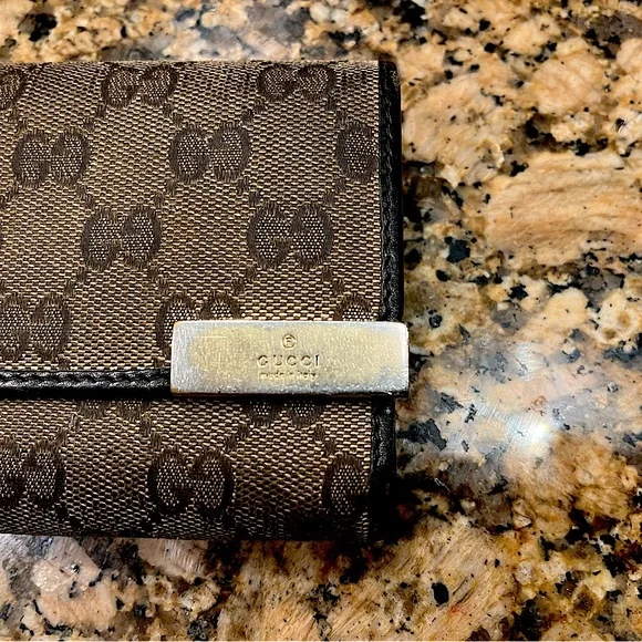 original Gucci monogram Wallet - Picture 2 of 7